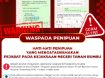 Hati-hati penipuan yang mengatasnamakan Pejabat pada Kejaksaan Negeri Tanah Bumbu