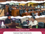 Kejaksaan Negeri Tanah Bumbu Hadiri Rapat Paripurna DPRD Kabupaten Tanah Bumbu dalam Rangka Jawaban Bupati atas Pemandangan Umum Fraksi terhadap Raperda tentang Perubahan Kedua atas Perda Nomor 1 Tahun 2024 tentang Pajak Daerah dan Retribusi Daerah